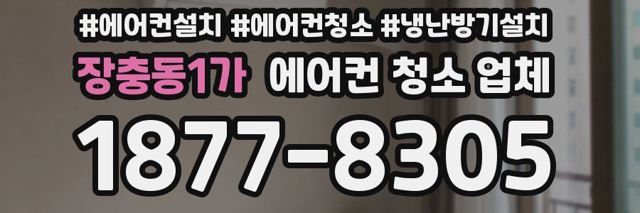 장충동1가 에어컨 청소 업체