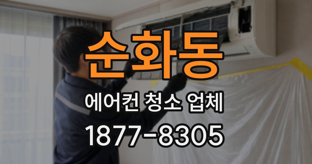 순화동 에어컨 청소 업체