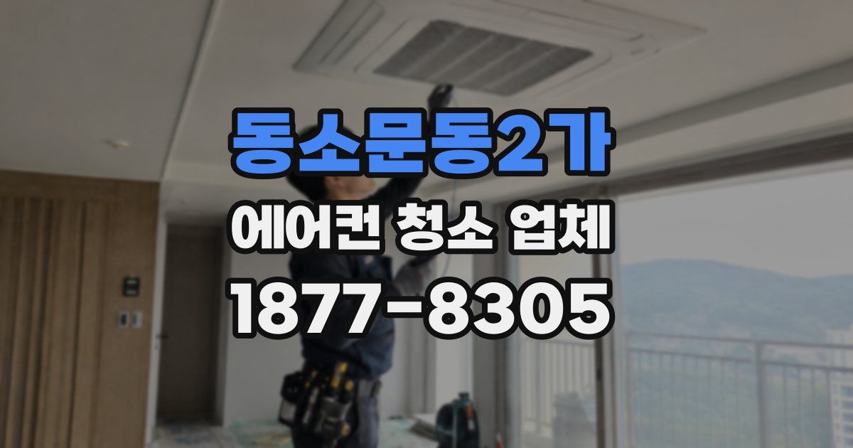 동소문동2가 에어컨 청소 업체