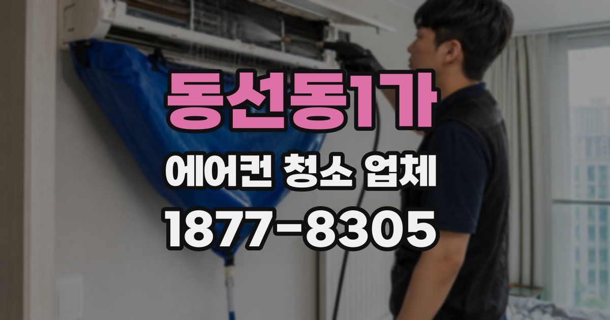동선동1가 에어컨 청소 업체