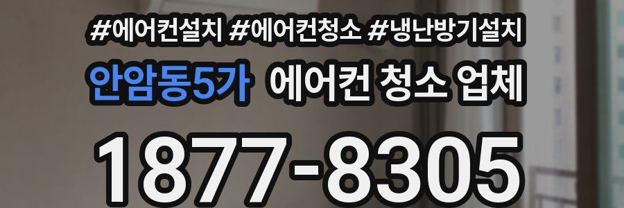 안암동5가 에어컨 청소 업체