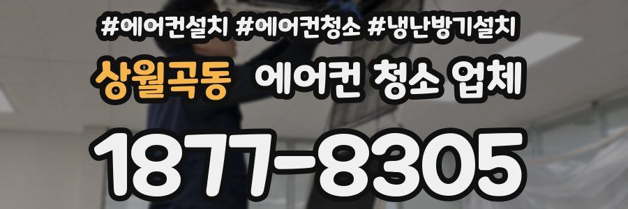상월곡동 에어컨 청소 업체