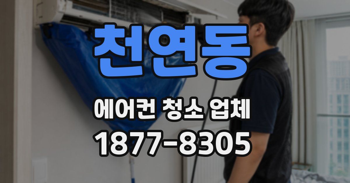 천연동 에어컨 청소 업체