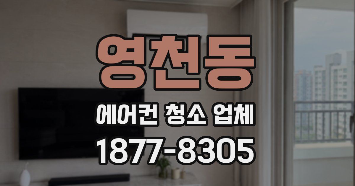 영천동 에어컨 청소 업체