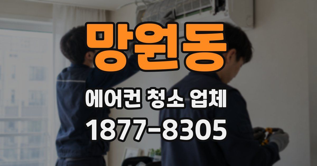 망원동 에어컨 청소 업체