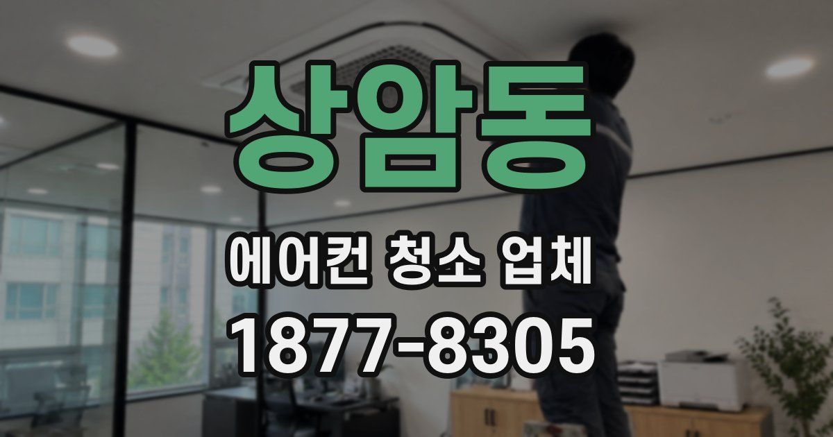 상암동 에어컨 청소 업체