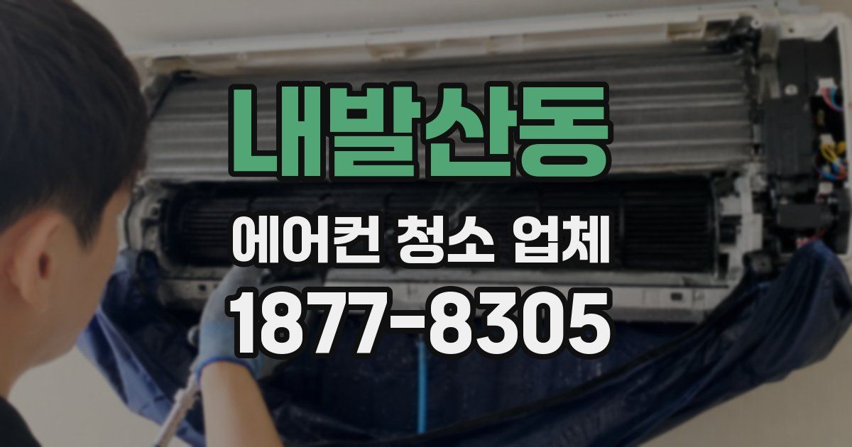 내발산동 에어컨 청소 업체