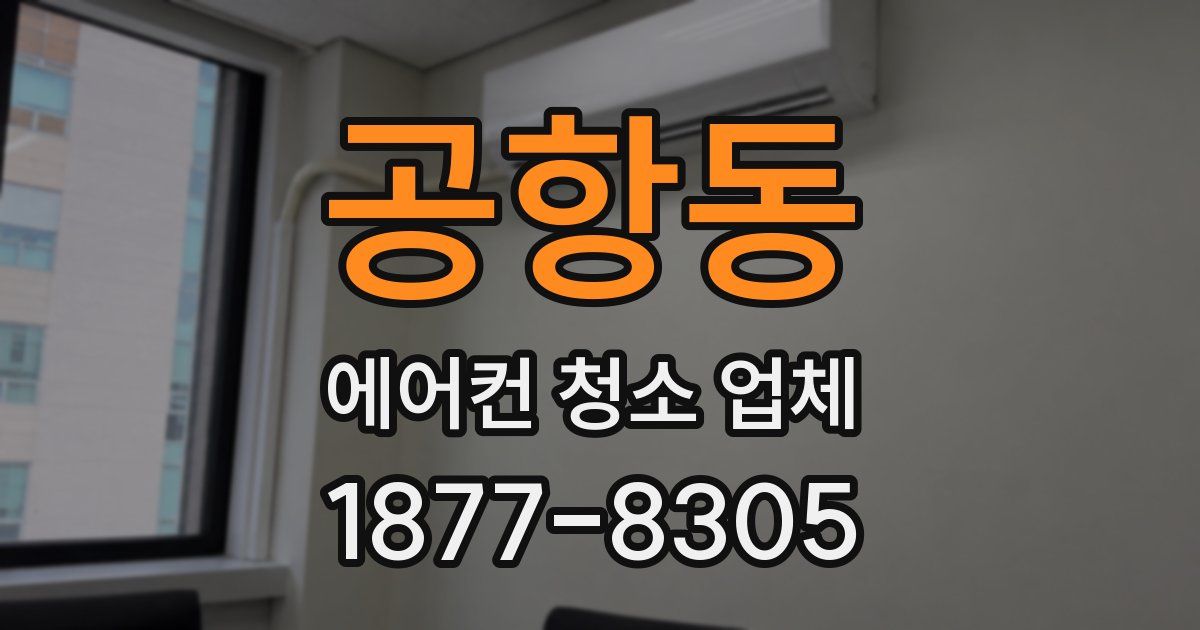 공항동 에어컨 청소 업체