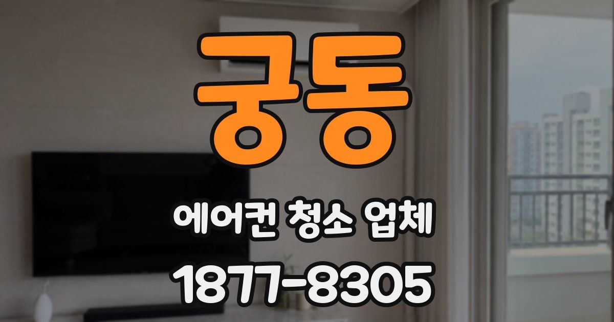 궁동 에어컨 청소 업체