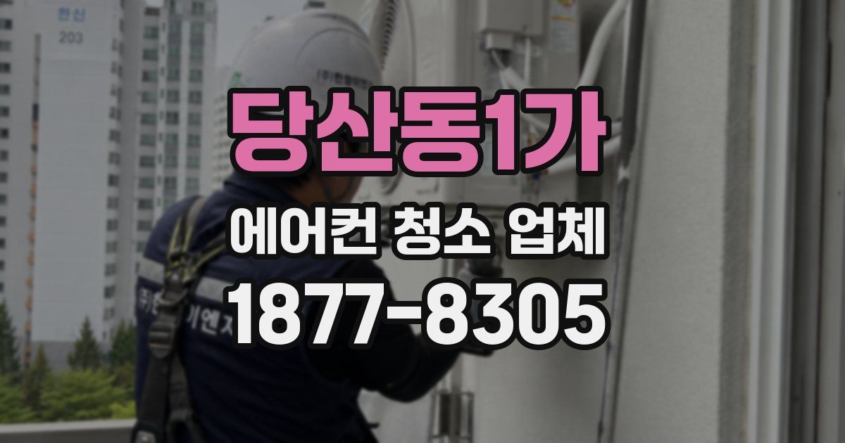 당산동1가 에어컨 청소 업체