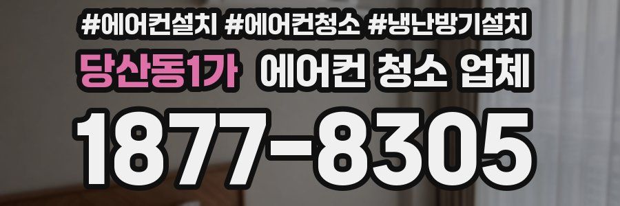 당산동1가 에어컨 청소 업체