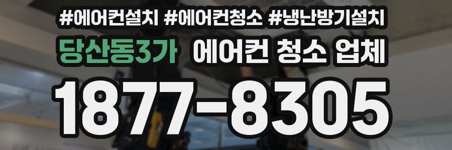 당산동3가 에어컨 청소 업체