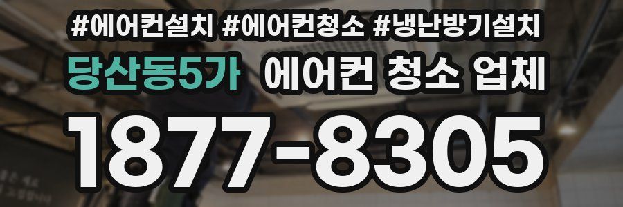 당산동5가 에어컨 청소 업체