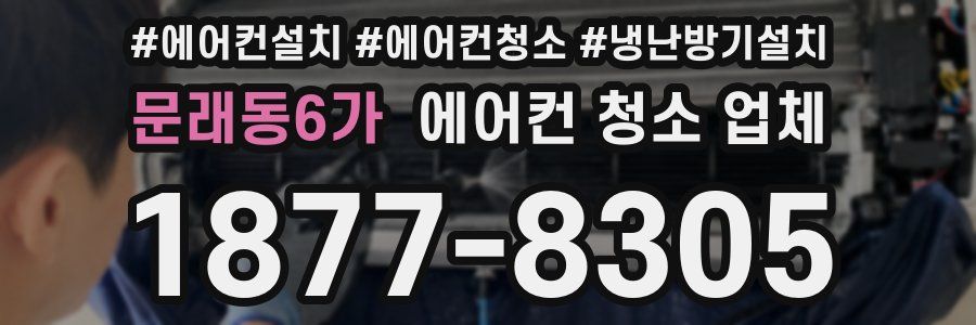 문래동6가 에어컨 청소 업체