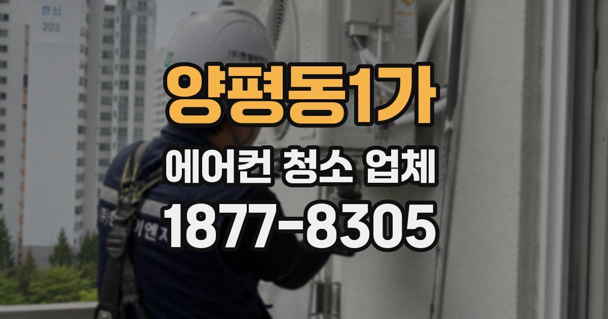 양평동1가 에어컨 청소 업체