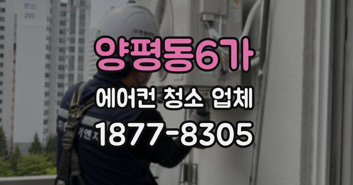 양평동6가 에어컨 청소 업체