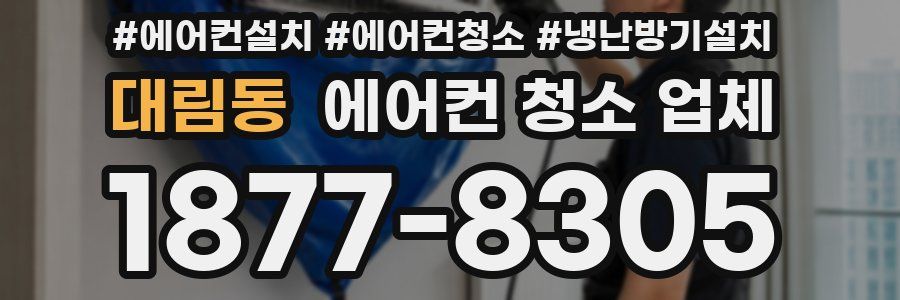 대림동 에어컨 청소 업체