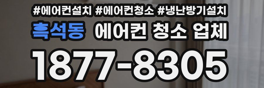 흑석동 에어컨 청소 업체