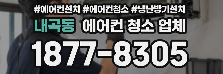 내곡동 에어컨 청소 업체