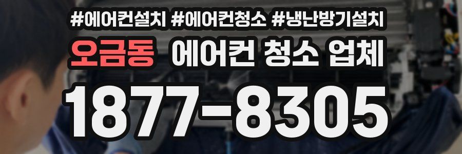 오금동 에어컨 청소 업체