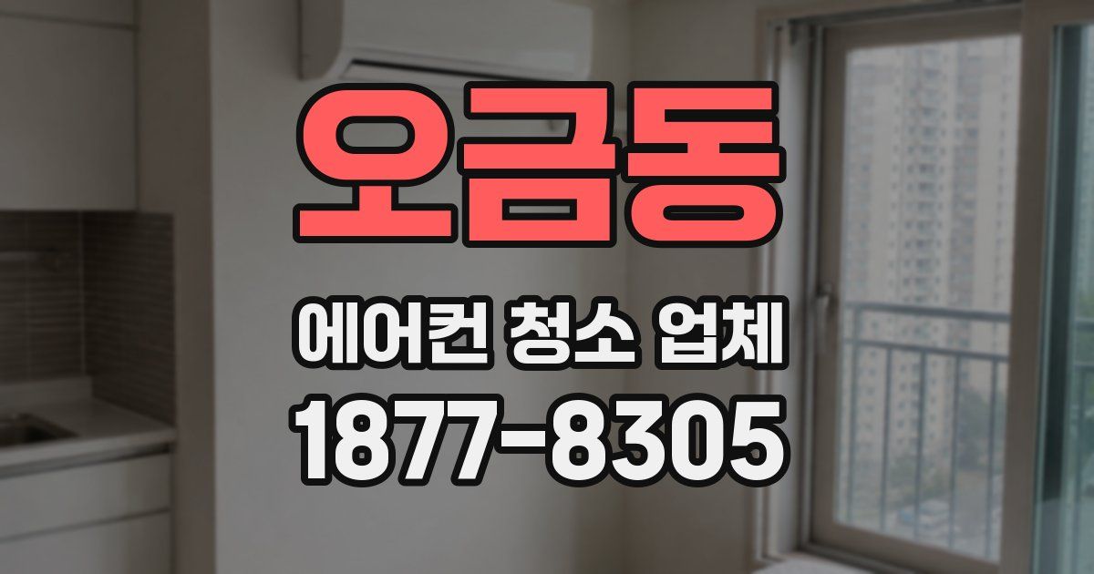 오금동 에어컨 청소 업체