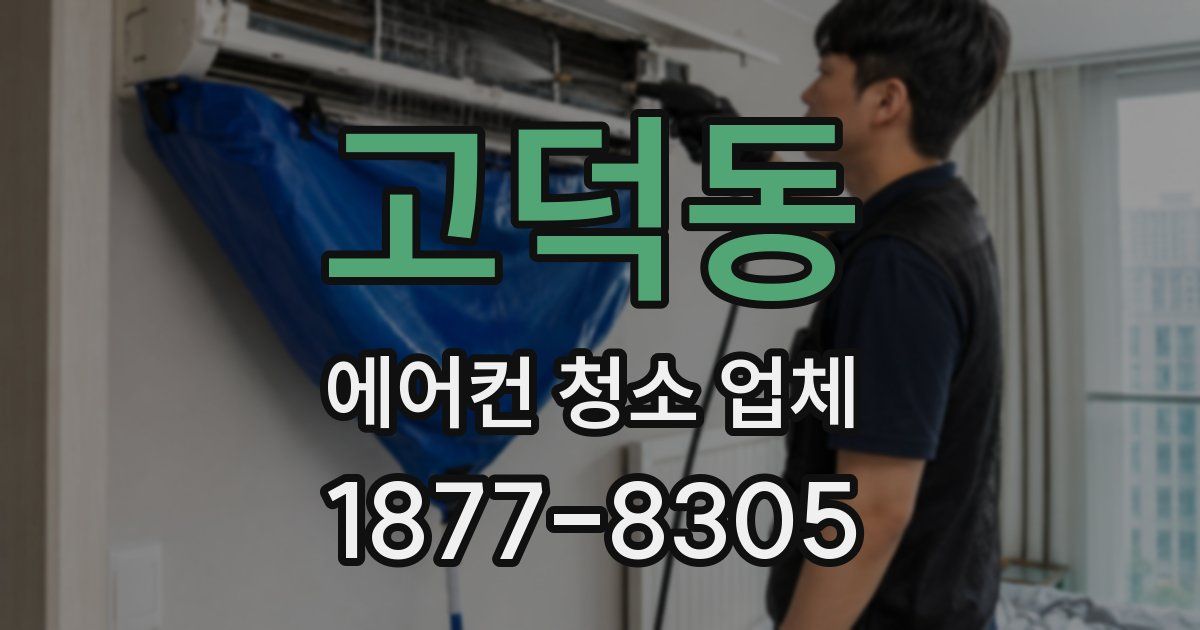고덕동 에어컨 청소 업체