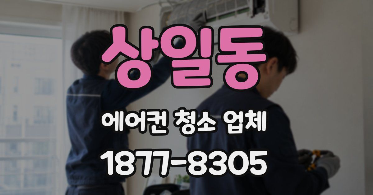 상일동 에어컨 청소 업체