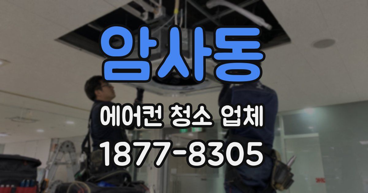 암사동 에어컨 청소 업체