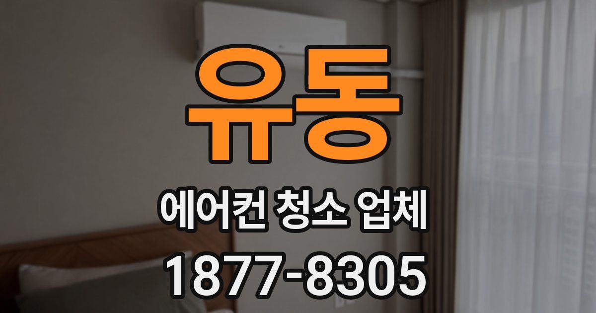 유동 에어컨 청소 업체
