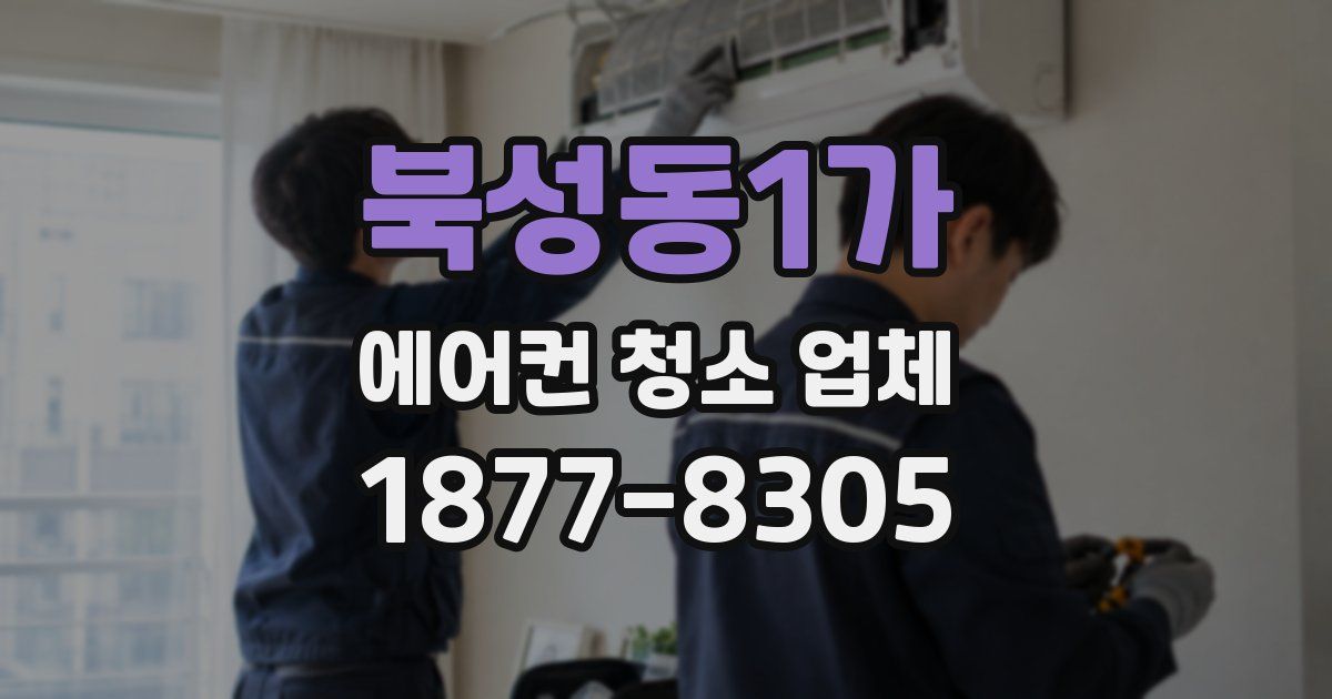 북성동1가 에어컨 청소 업체