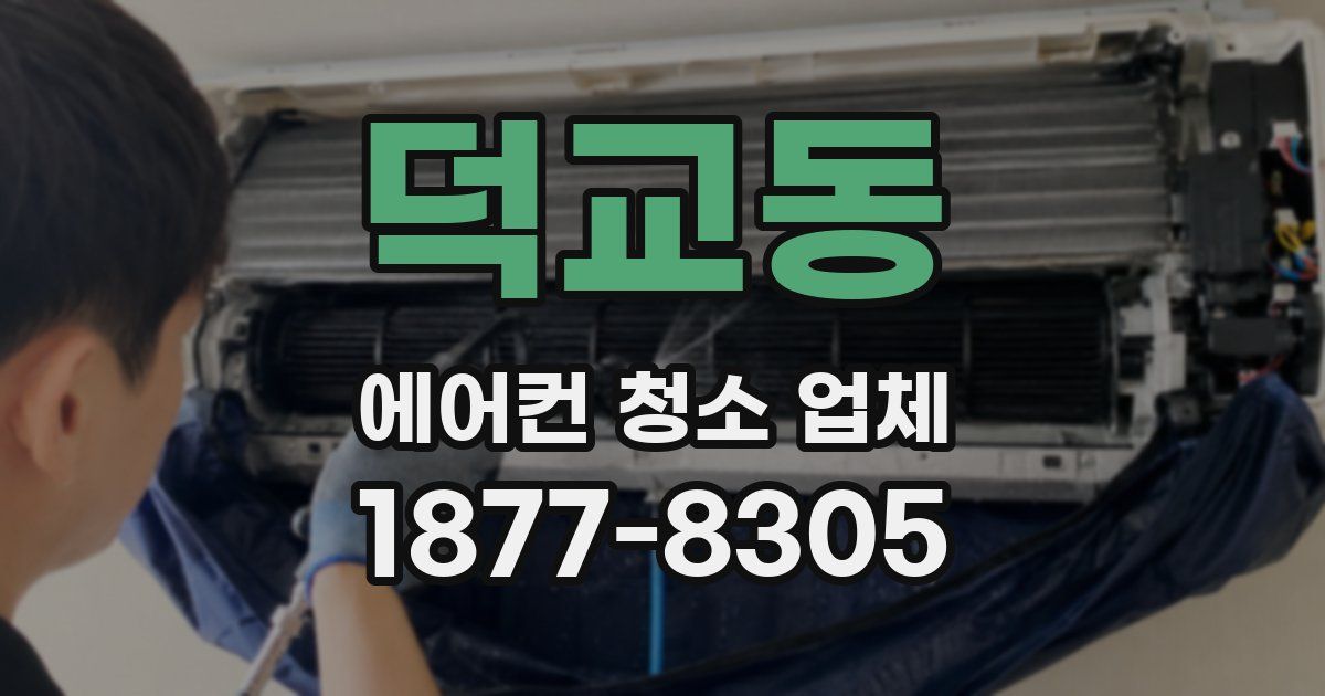 덕교동 에어컨 청소 업체