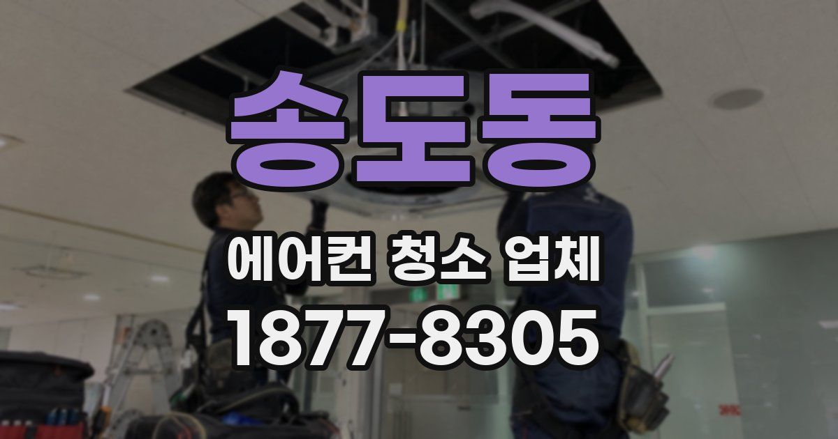 송도동 에어컨 청소 업체