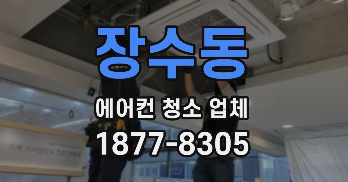 장수동 에어컨 청소 업체