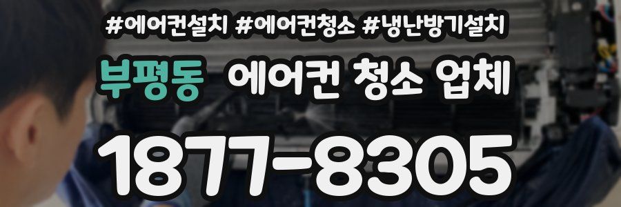 부평동 에어컨 청소 업체