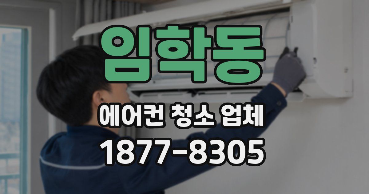 임학동 에어컨 청소 업체