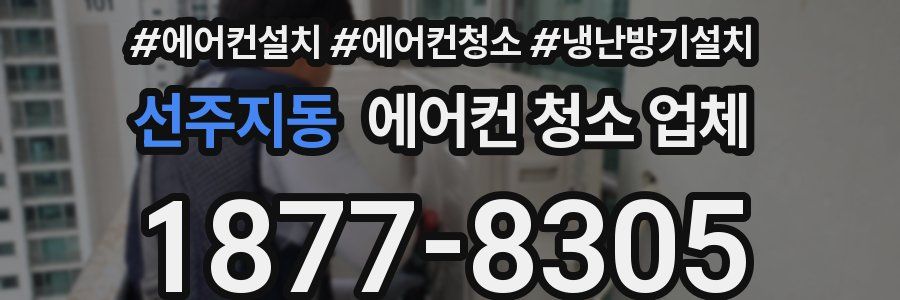 선주지동 에어컨 청소 업체