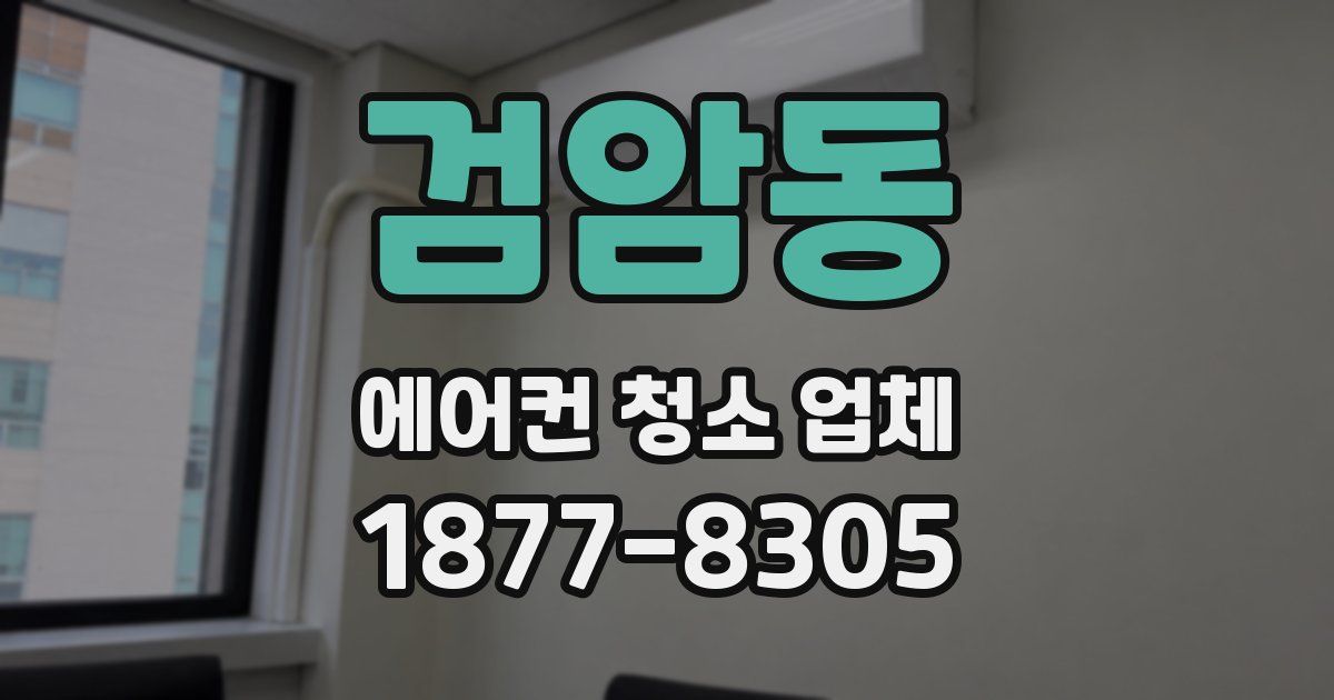 검암동 에어컨 청소 업체