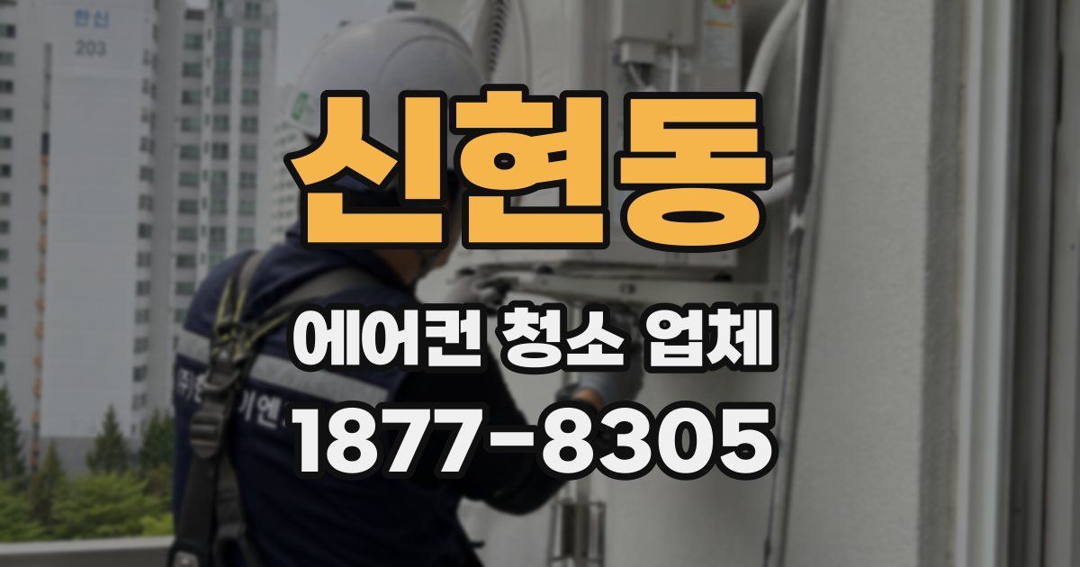 신현동 에어컨 청소 업체