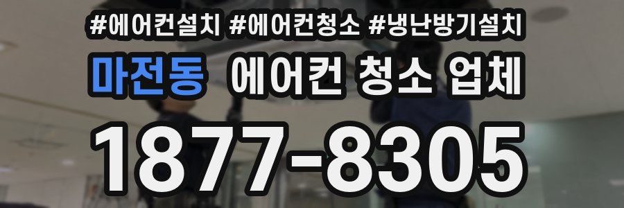 마전동 에어컨 청소 업체