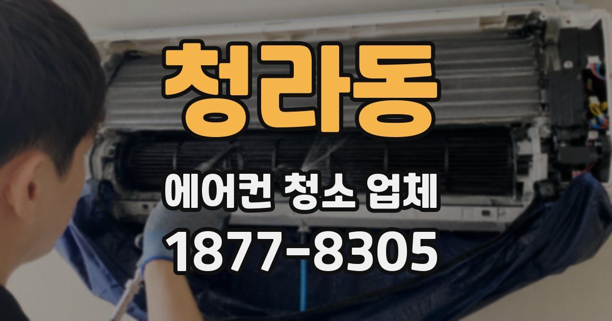청라동 에어컨 청소 업체