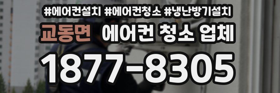 교동면 에어컨 청소 업체
