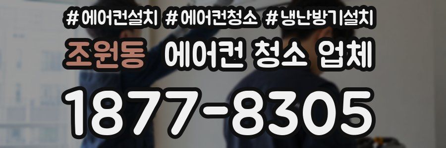조원동 에어컨 청소 업체