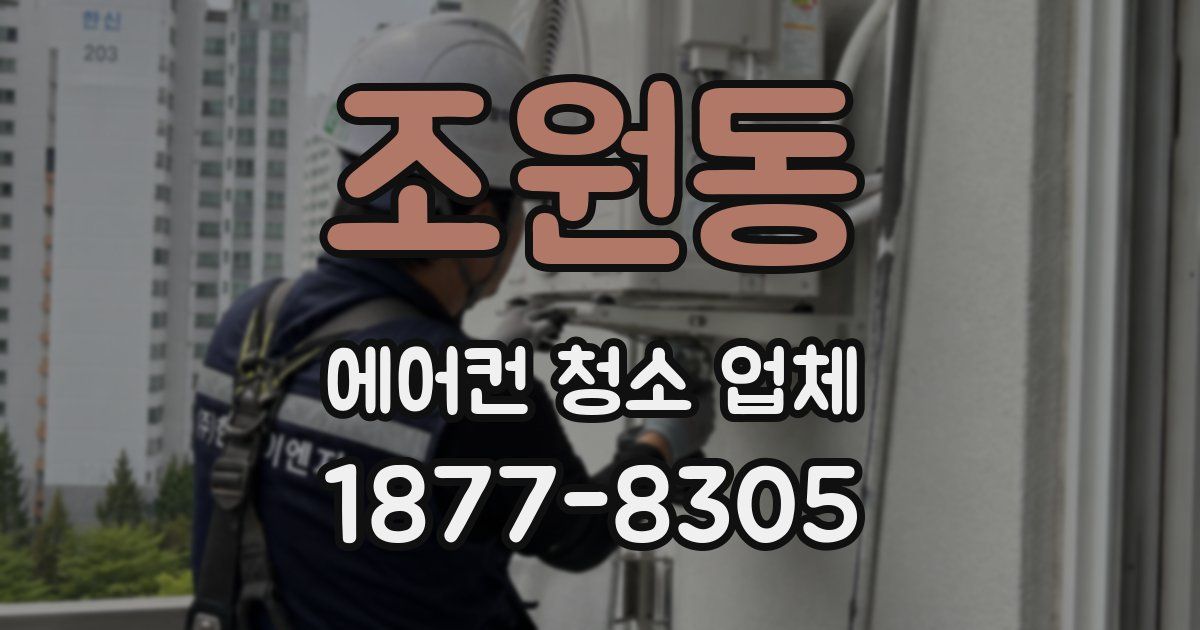 조원동 에어컨 청소 업체