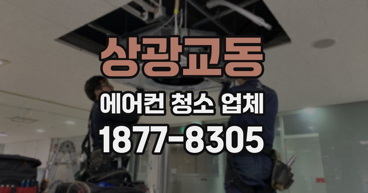 상광교동 에어컨 청소 업체
