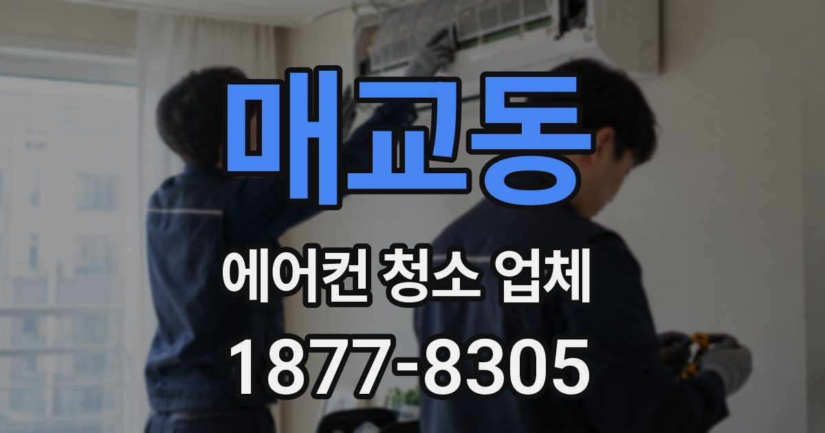매교동 에어컨 청소 업체