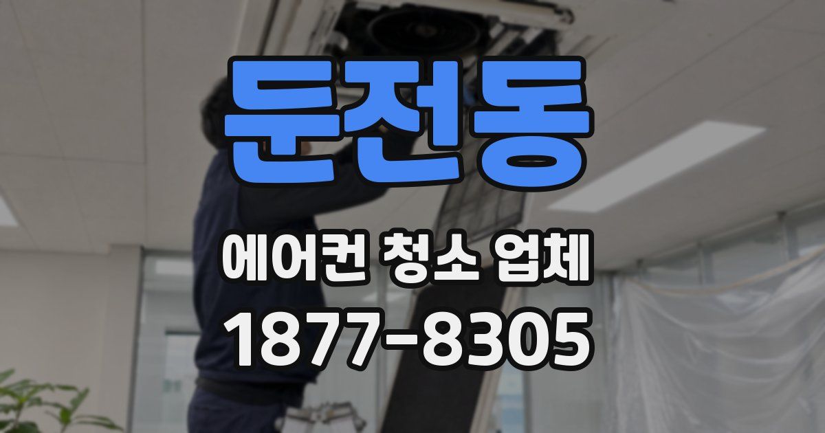 둔전동 에어컨 청소 업체