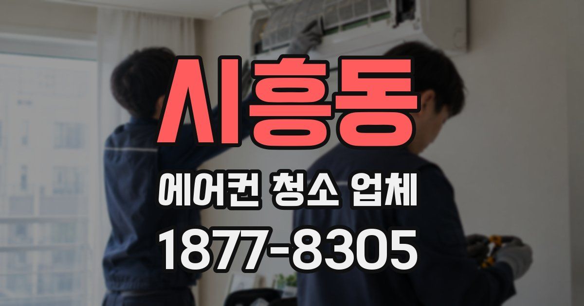 시흥동 에어컨 청소 업체