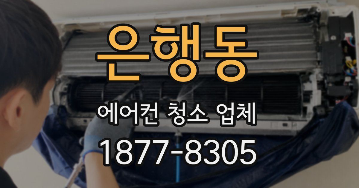 은행동 에어컨 청소 업체