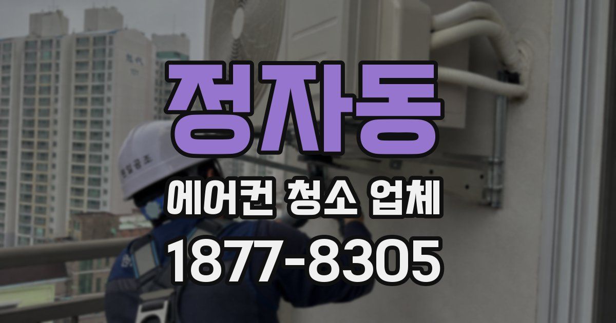 정자동 에어컨 청소 업체