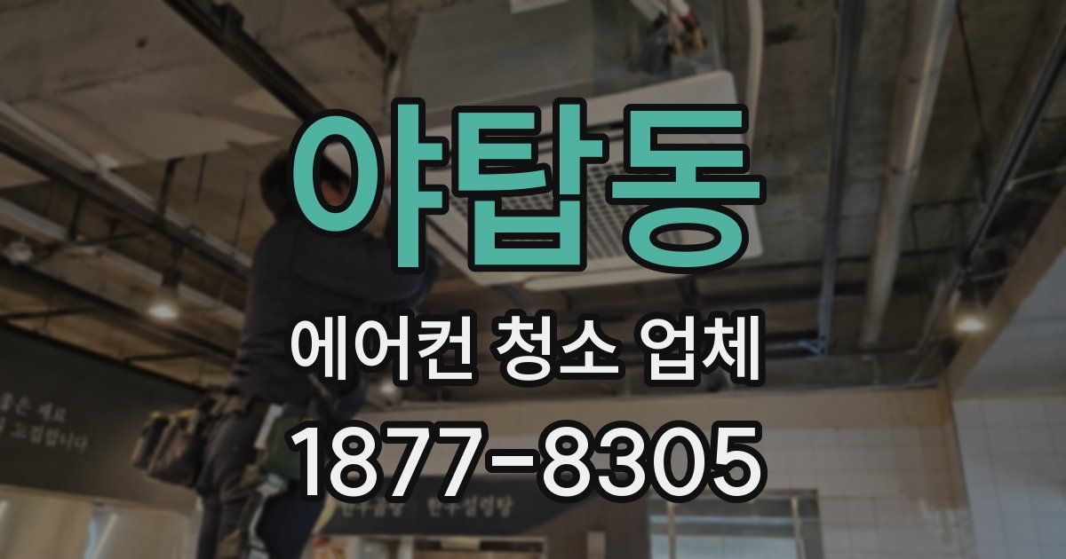 야탑동 에어컨 청소 업체